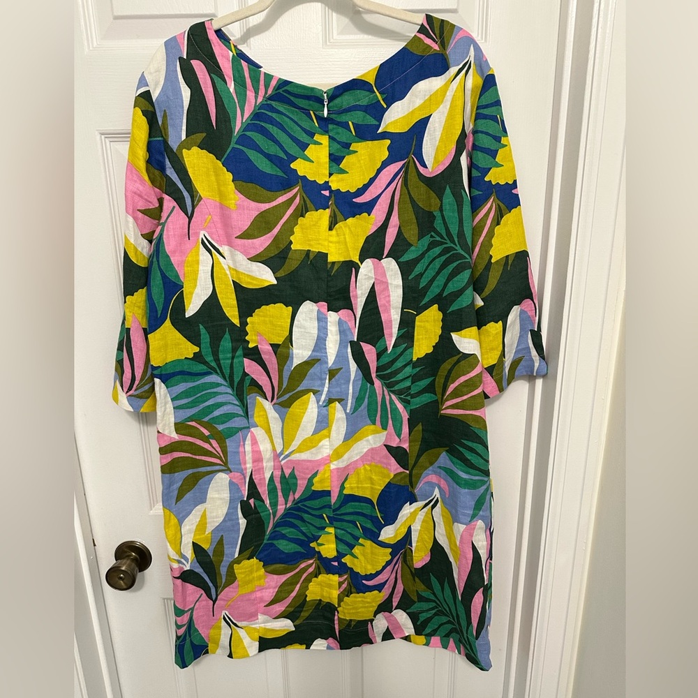Boden Laurie Linen Shift Dress - Picture 3 of 5